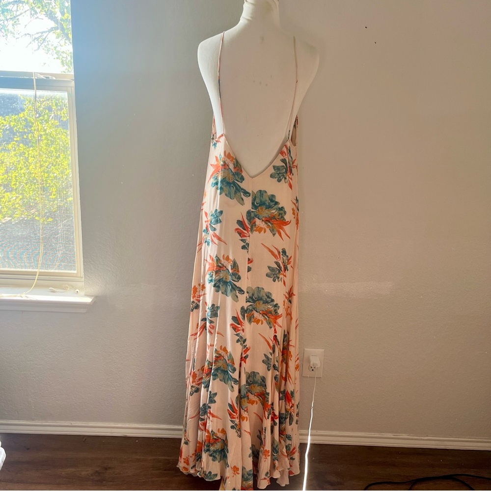 Free People Hibiscus Floral Star Chasing Maxi Dress Size Small - Picture 9 of 16